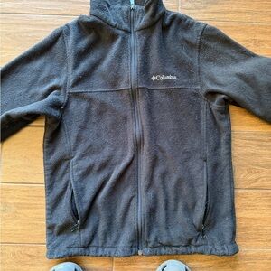 Columbia Charcoal Full-Zip Fleece Jacket